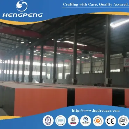 Modular Pontoon Excavator Transportation Carrier Barge/Floating Working Platform/Cargo Deck Barge Support Excavator Operate Dredging in Inland River Lake photo-2