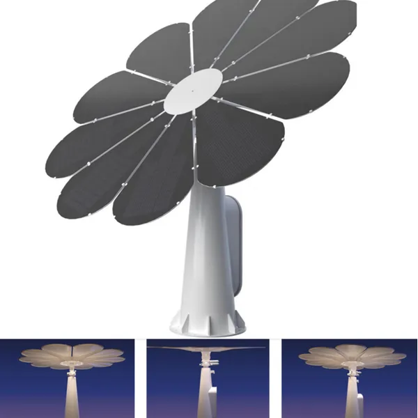 Solar Sunflower Dual-Axis Sun-Tracking Photovoltaic Power Generation System
