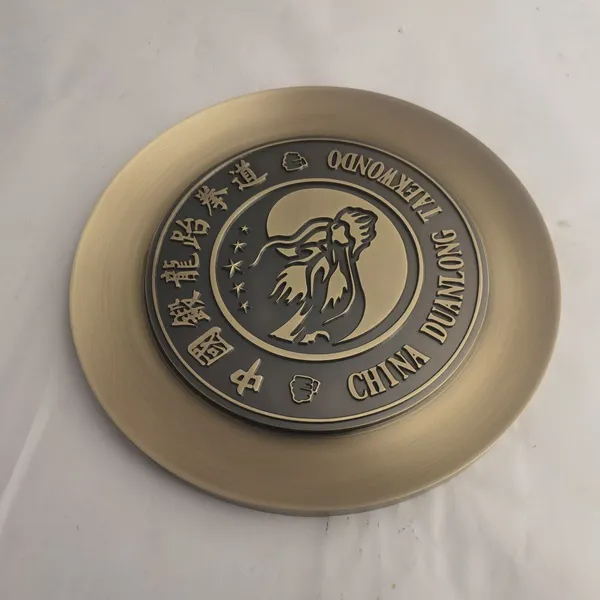 Bronze Plate High-gloss Copper Corrosion Company Entrance. Customized Copper Plate Size for Copper Plate Production. photo-4