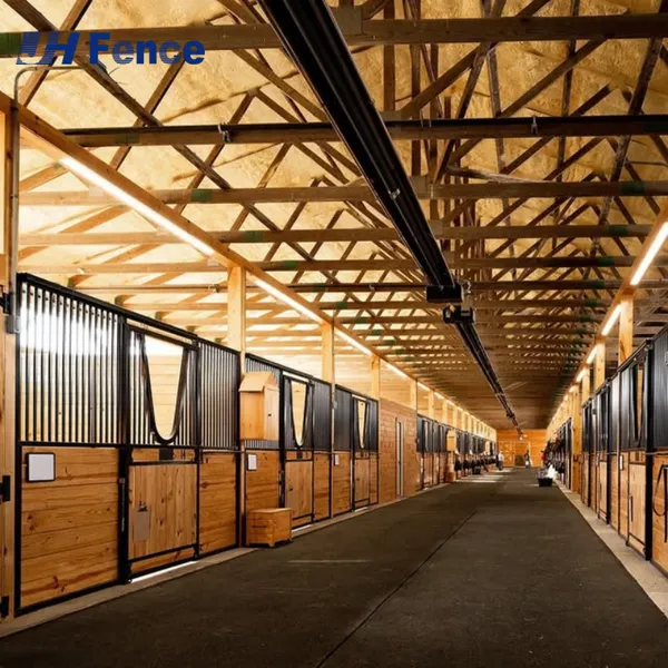 European Style High End Equestrian Barn Frontage Luxury Stables Horse Stalls Shelter for Sale photo-6