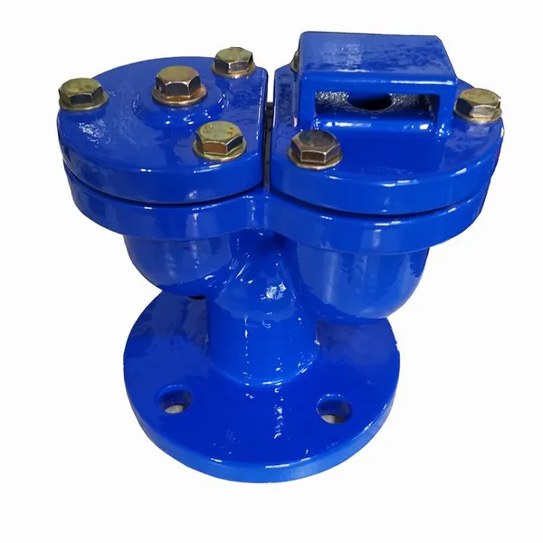 Automatic Air Vent Valve Air Release Valve Double Orifice Cast Steel DI QT450 DN50 PN16 PN25 Screwed Single Sewage Pipe