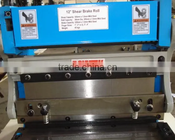 SBR1220 Shear Brake Roll 3 in 1 Machine 305x1.0mm photo-3