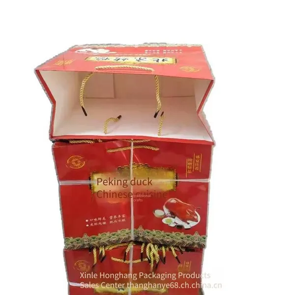 Customizable Paper Bags for Beijing Roast Duck, Handheld Bags, General Gift Bags for Shredded Roast Duck, Duck Pancake Boxes photo-5