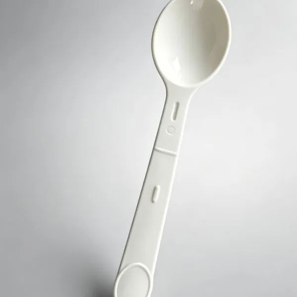 Disposable Plastic Folding Spoons Food Grade PP Material Takeout Kitchen Tableware Cutlery Dessert Spoons photo-3