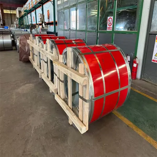 High Gloss Matte PPGI Color Coated Steel Coil Prepainted Metal Coil For Construction Material photo-2