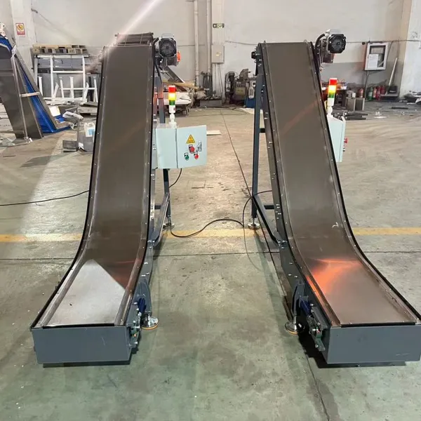 Magnetic Inclined Belt Conveyor, Magnetic Lifting Conveyor for Stamping Iron Parts & Metal Scraps, Anti-fall Magnetic Conveying Machine photo-5