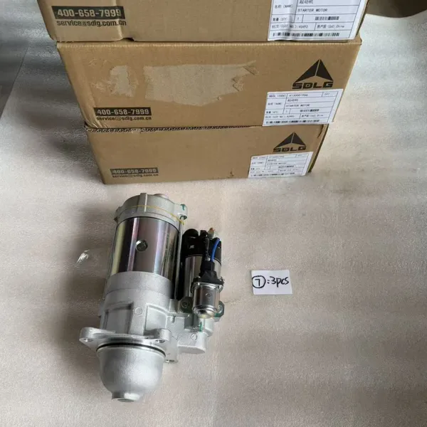 SDLG Starter Motor Part No.4130001966 in Stock photo-3
