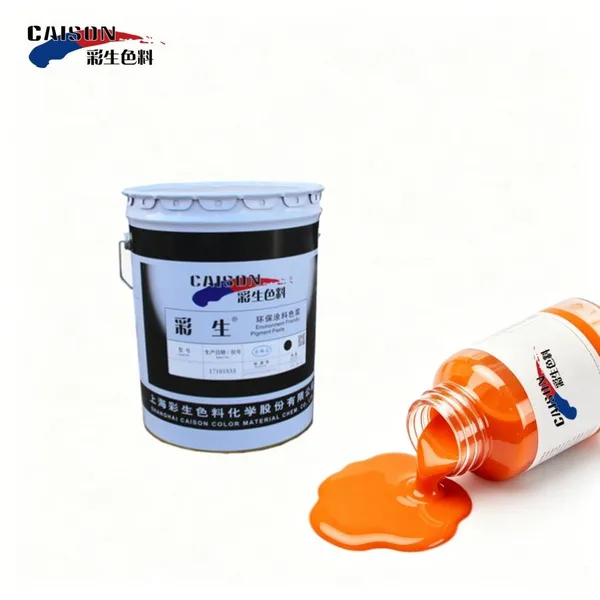 Orange Pigment Preparation for Paint Coloring