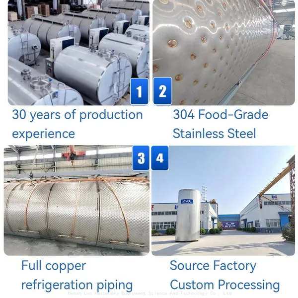 Milk Cooling Tank With Automatic CIP Cleaning System photo-5