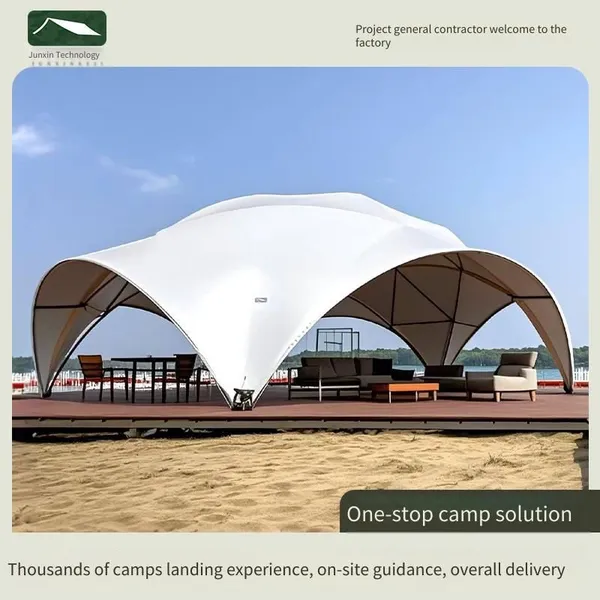 Junxin Coody Petal Dome Tent, Internet-famous Tent for Cultural and Tourism Scenic Spots, Landscape Tent for Camp Punch-in