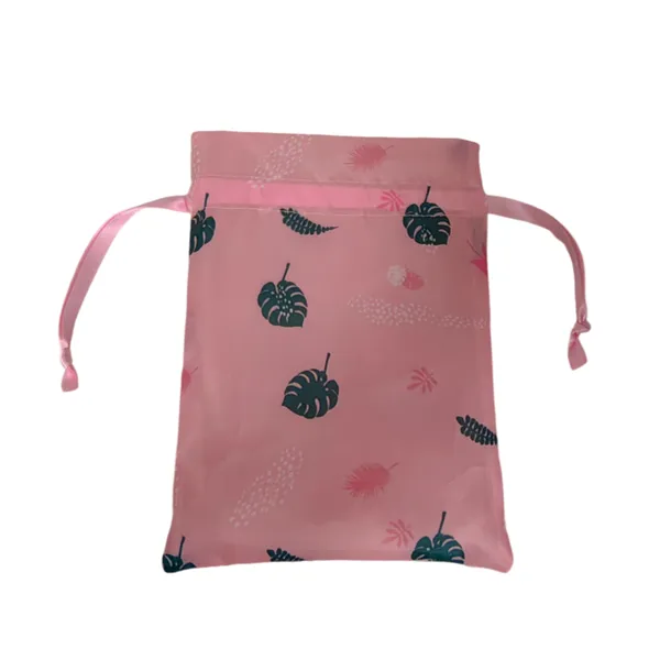 Satin Drawstring Pouches, Soft Fabric Gift Storage Bags, Portable Jewelry Cosmetic Small Item Organizer Sacks photo-2