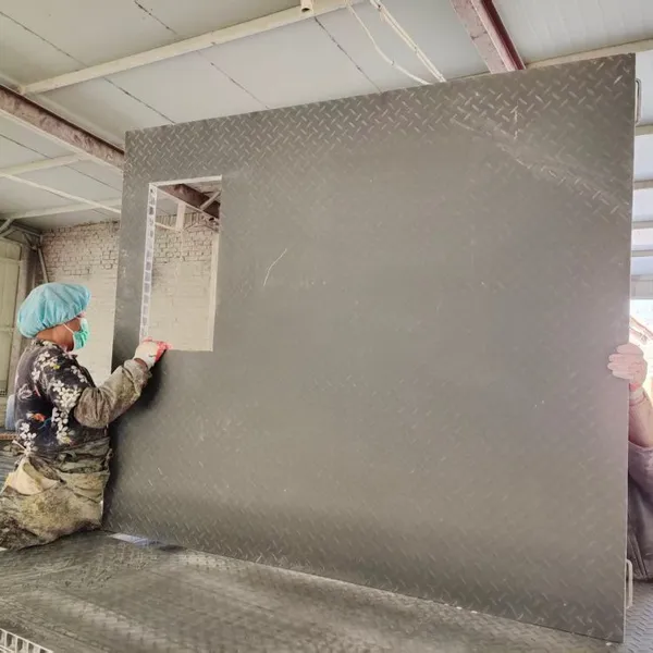 Palm Oil Mill FRP Grating Oil Moisture Resistant Anti Slip Sterilizer Process Floor Panel