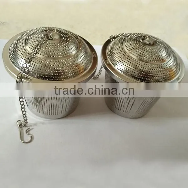 Amazon FDA Good Metal Tea Infuser Metal Tea Bag Infuser Stainless Steel 304 Tea Strainers Wholesale photo-2