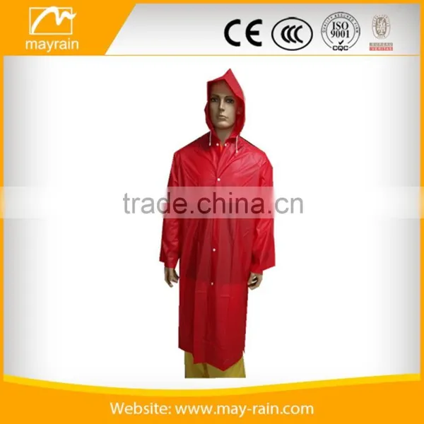 Cheap Adult Long Size PVC Raincoat Manufacturer photo-2