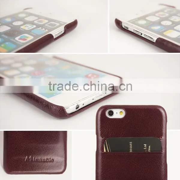 Hot Selling Slim Genuine Leather Mobile Phone Case for Iphone 6s photo-6