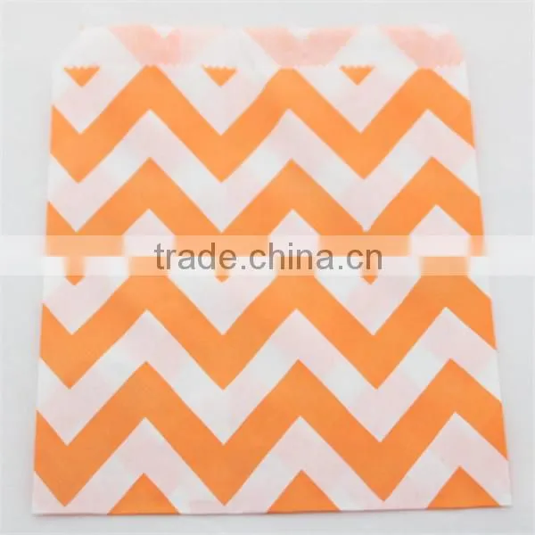 Eco-friendly Purple Chevron Party Favor Bags Candy Bags photo-3