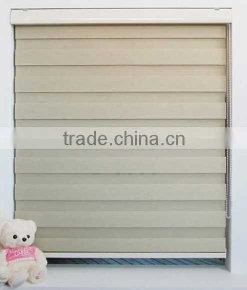 Double Layer Roller Blinds,polyester Roller Zebra Blind Curtain photo-3
