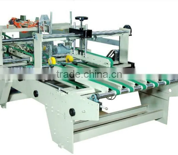 High speed automatic folder gluer