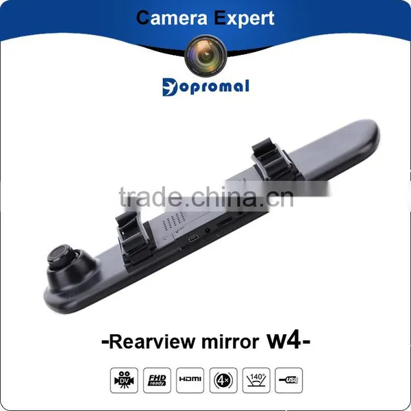 Hd Dual Lens Car Dvr Rearview Mirror Camera,car Rear View Mirror Monitor photo-5