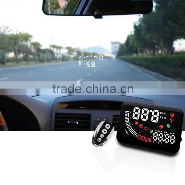 Car OBD II HUD Warning System Vehicle-mounted Car Head Up Display Projector With LED photo-4