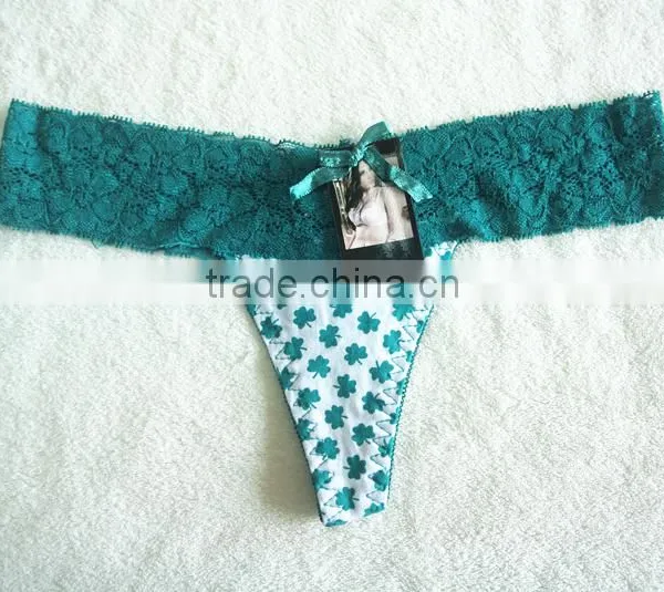 Panties Supplier Cotton Sexy Thongs for Women photo-4