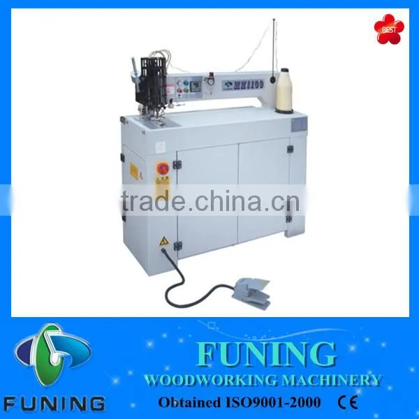 Veneer splicing stitching machine