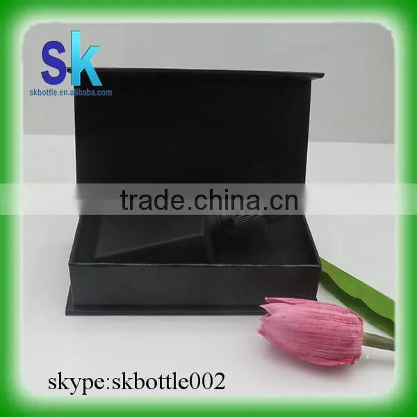 30ml Frosted Black Glass Dropper Bottle With Paper Tube Packaging photo-4