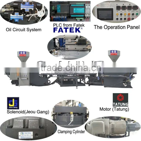 JL-105-2C Rotary Two Color 20 Stations PVC Outsole Injection Molding Machine photo-3