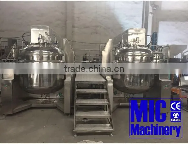 Micmachinery High Quality Cosmetic Cream Mixing Machine Industrial Emulsifier Blender High Pressure Homogenizer Price photo-3