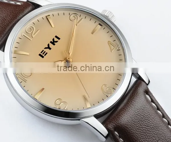 Hot Novelty 2015 Guangdong Men Wrist Watches Women Leather Couple Watches photo-4