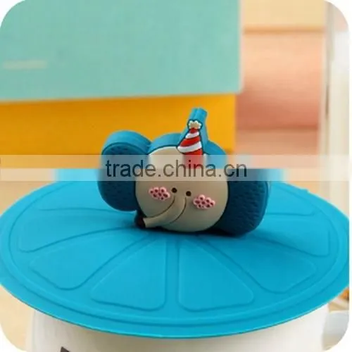 China New Arrival Creative Durable 100% Food Grade Silicone Cup Lid photo-3