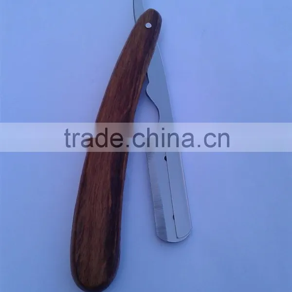 Wooden Clip Barber Razor/ Barber Shaving Knife Razor/ High Quality Shaving Razor photo-2