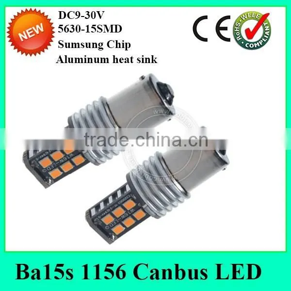 1156 BA15S 5630 SMD 15 No Error Bulbs 1156 BA15S LED Canbus photo-6