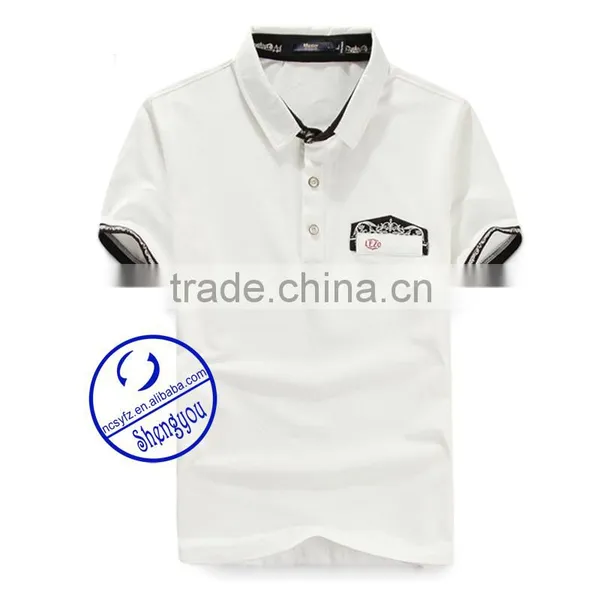 Custom Wholesale China100 Cotton Plain Mens Polo Shirts photo-4
