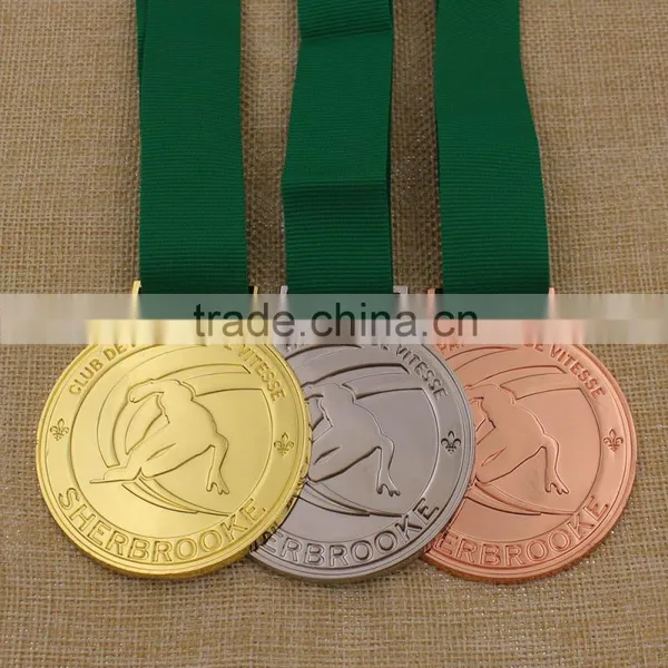 Good Quality Blank Gold Silver Bronze Sports Medals From China