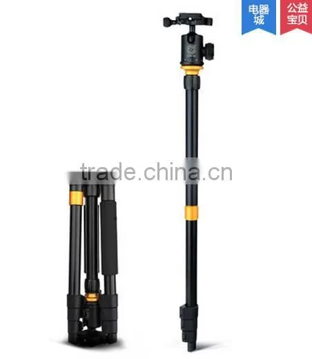 Q666 Telecopic Camera Tripod, Q570B Clip Leg Hight Stability Aluminum Tripod , SLR and Video Camera Tripod Factory Direct photo-2