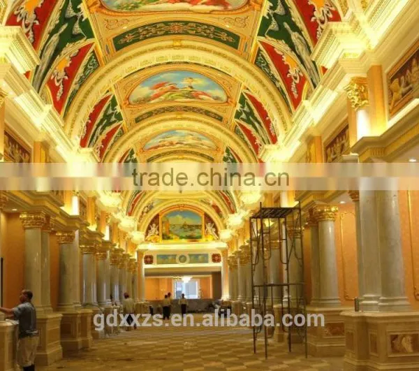 Plain Cornice Moulding Classic Decorative PU Carved Foam Cornice Moulding Factory Cost PU Foam Carved Carving Cornices Mouldings photo-5