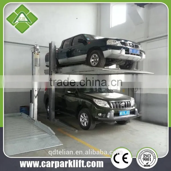 Smart Mechanical Two Column Car Lift Parking System With CE Approve photo-6