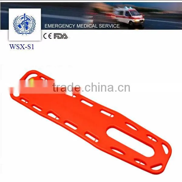 HDPE Rescue Medical Transfer Spine Boards,X-ray Translucent,ambulance Spine Board,water Rescue Spine Board