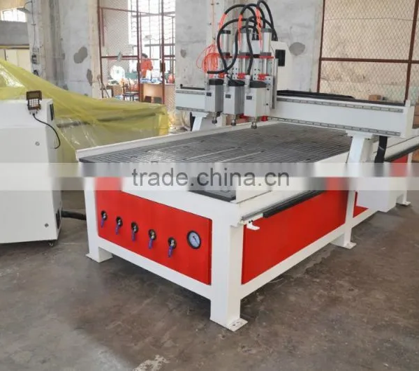 AG1325 Three Heads Wood 3d Cnc Engraving Machine photo-2
