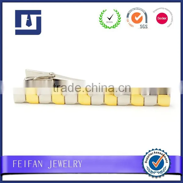 Stainless Steel Gold Plating Metal Blank Tie Clips photo-3