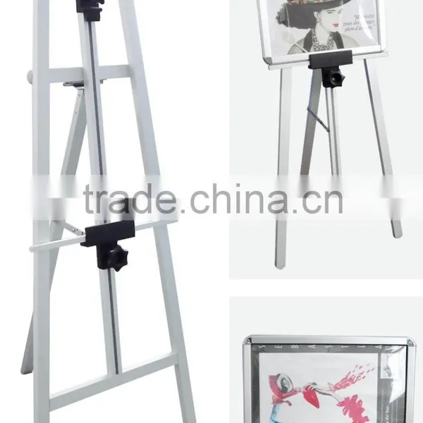 Floor Advertising Poster Display Stands With Aluminum Snap Frame photo-4
