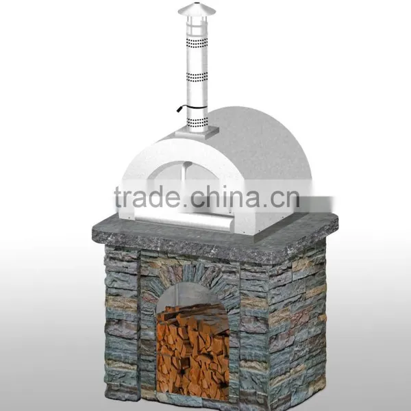 2015 Stainelss Steel Outdoor Portable Wood Fired Charcoal Pizza Oven