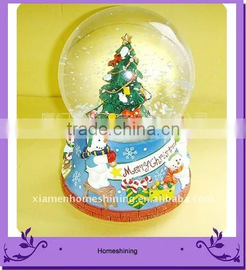 Custom Musical Christmas Tree Snow Globe Manufacturers
