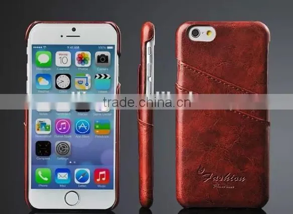 for Iphone 6 Plus Case Card Slot, for Iphone Case Credit Card, PU Leather Flip Case For IPhone 6 Plus photo-2