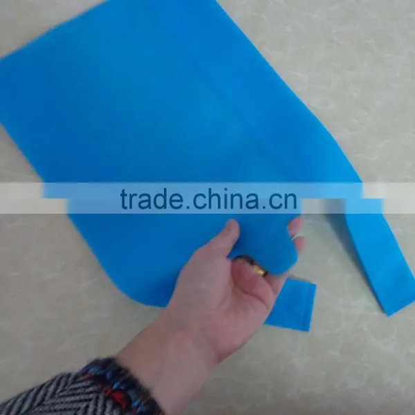 Blue Color no Printing Cheap Plastic pp Bag t Shirt pp Bag Vest Carrier Handle pp Non Woven Bag photo-4