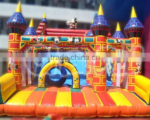 PVC Commercial Cartoon Amusement Park Theme Inflatable Slides photo-4