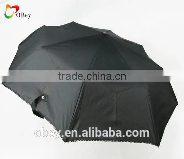 3 Folding Hand-held Rain Umbrella photo-2
