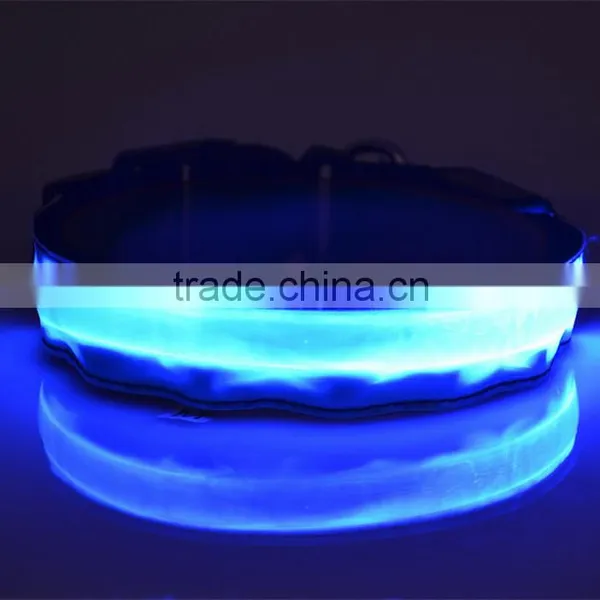 Night Safety LED Light-up Flashing Glow In The Dark Electric LED Cat & Dog Collar photo-3