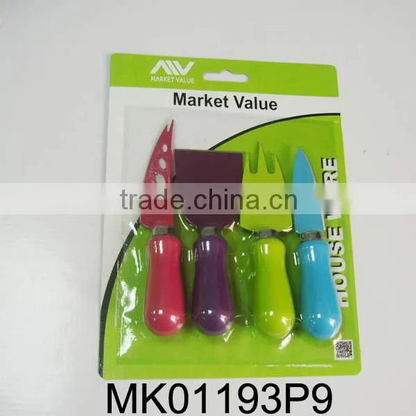 4PCS NON-STICK COATING CHEESE KNIVES SET photo-2
